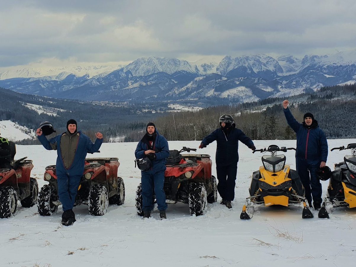 imprezy integracyjne Zakopane,offroad Zakopane,quady Zakopane,skutery śnieżne Zakopane