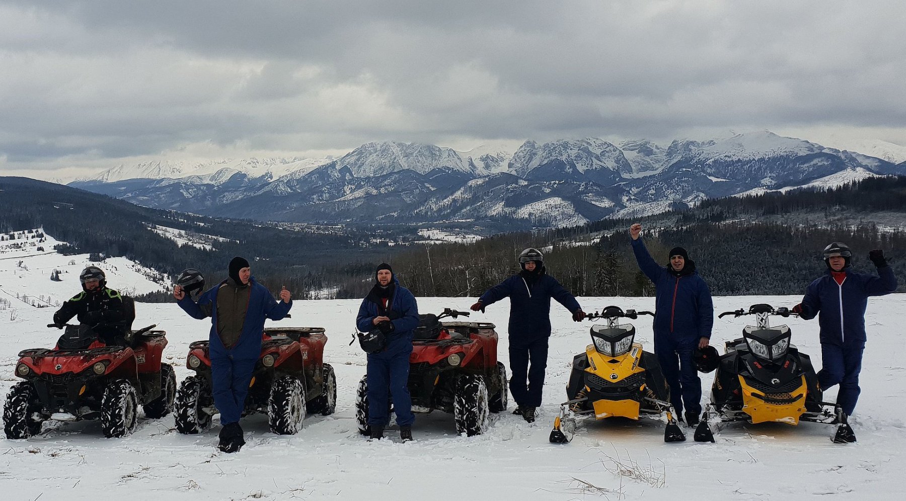 imprezy integracyjne Zakopane,offroad Zakopane,quady Zakopane,skutery śnieżne Zakopane